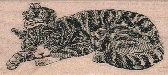 Cat In Crown 2 X 4