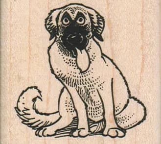 Leaning Dog 2 1/4 X 2