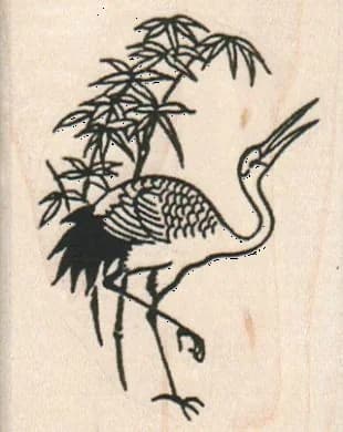 Crane & Bamboo 2 1/4 X 2 3/4