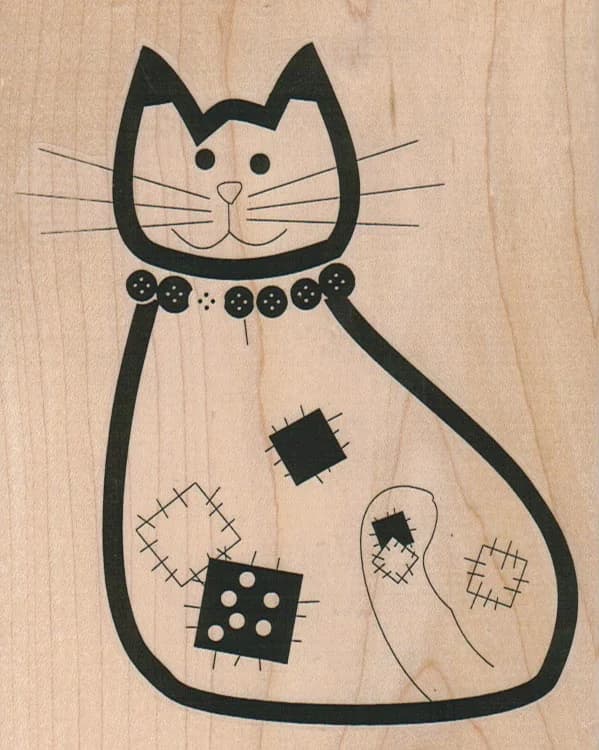 Patched Cat 4 X 5 1/4