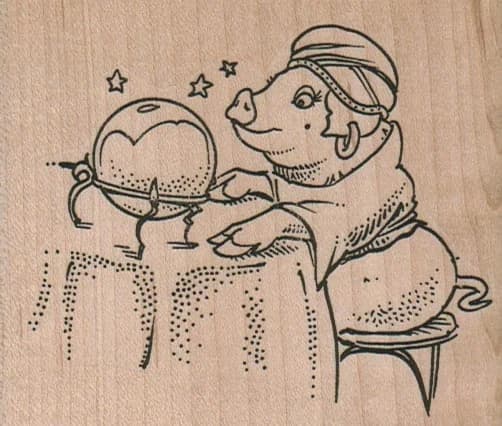 Piggy Fortuneteller 3 1/2 X 3