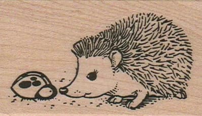 Hedgehog Curious 1 3/4 X 2 3/4