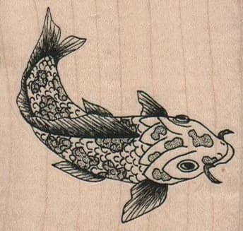 Koi Fish 2 1/2 X 2 1/4
