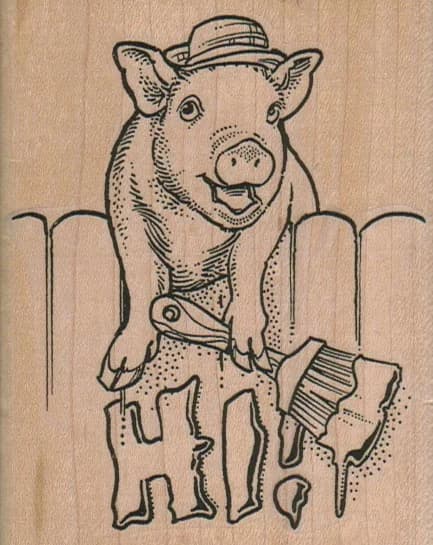 Pig Painter/hi 3 X 3 3/4