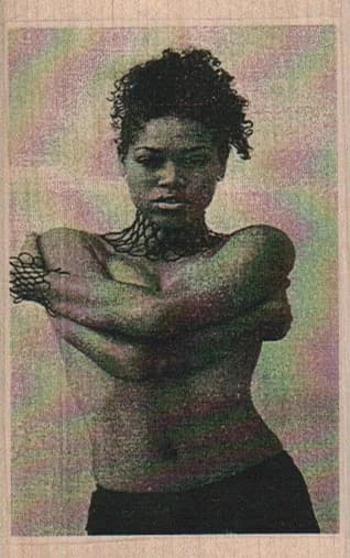 Arms Covering Lady 2 1/4 X 3 1/2