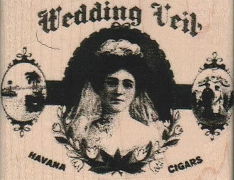 Wedding Veil Havana Cigars 3 1/4 X 2 1/2