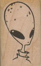 Alien Head 1 1/4 X 2