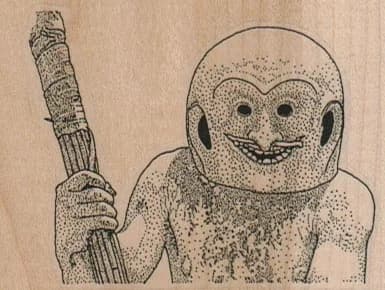 New Guinea Mudman (large) 2 3/4 X 2