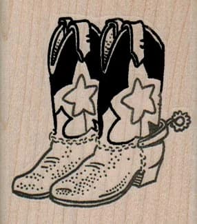 Cowboy Boots 2 X 2 1/4