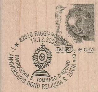Pretty Lady Stamp/cancellation 2 1/4 X 2