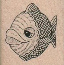 Big Lipped Fish (small) 1 1/2 X 1 1/2