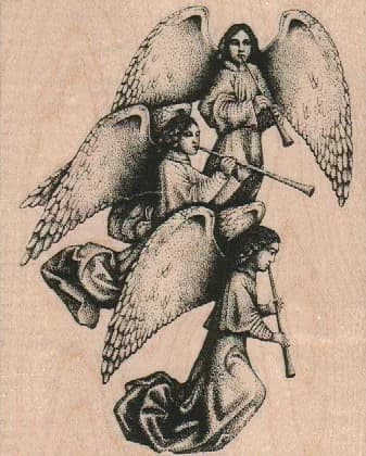 Angel Trio 3 1/2 X 4 1/4