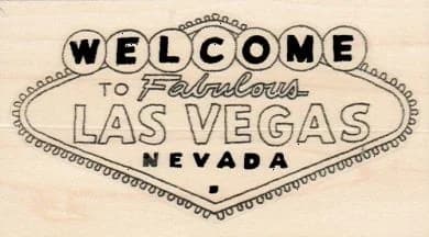 Welcome To Fabulous Las Vegas 2 3/4 X 4 1/2