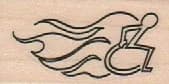 Racing Wheelchair 1 X 1 3/4