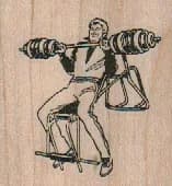 Weight Lifter 1 3/4 X 1 3/4