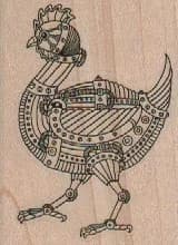 Steampunk Chicken 1 3/4 X 2 1/4