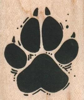 Animal Footprint 1 1/2 X 1 3/4