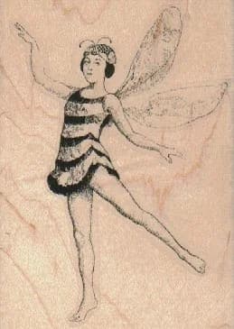 Girl With Wings 2 3/4 X 3 3/4