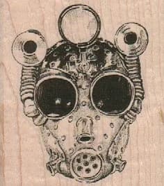 Gas Mask 2 1/2 X 2 3/4