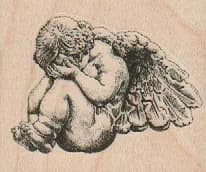 Weeping Angel Baby 2 1/4 X 1 3/4