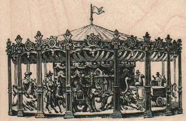 Victorian Carousel 4 X 2 1/2