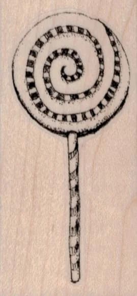 Whimsical Round Lollipop 1 1/2 X 3