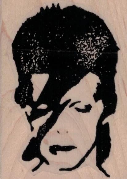 Banksy David Bowie 2 1/4 X 3