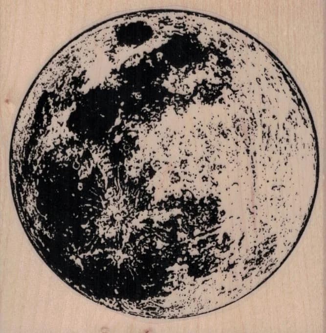 The Moon 3 1/2 X 3 1/2