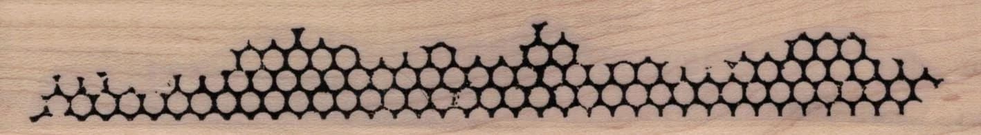 Punchinella/sequin Waste Border 1 1/4 X 7 1/4