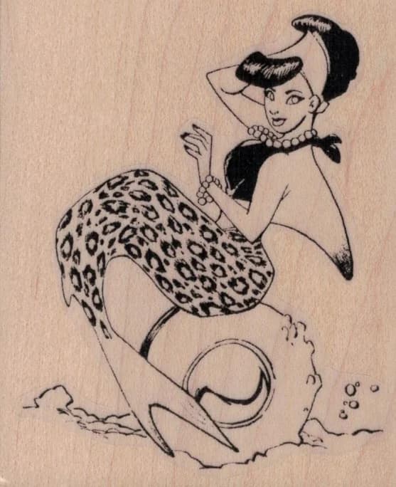 Bettie Mermaid By Brian Kesinger 3 X 3 1/2