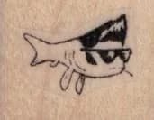 Elvis Or Greaser Fish By Brian Kesinger 1 X 3/4