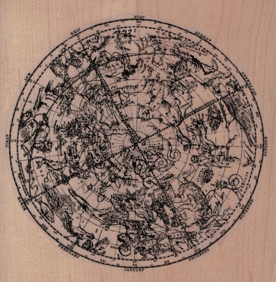 Large Star Chart/map 5 X 5