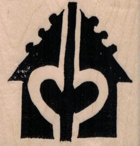 Ethos House By Tina Walker 2 1/2 X 2 1/2