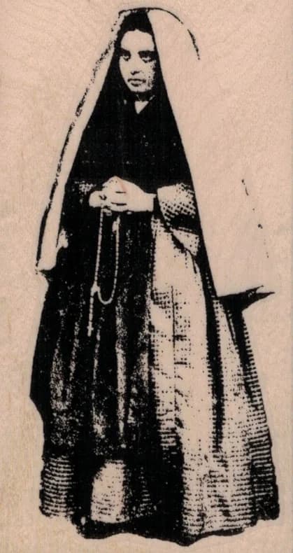 Saint Bernadette 2 1/4 X 4