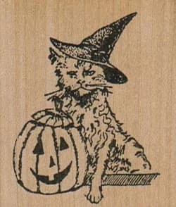 Halloween Kitty 1 3/4 X 2