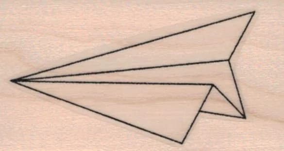 Paper Airplane 1 1/4 X 2