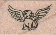 Dog Angel 1 X 1 1/4