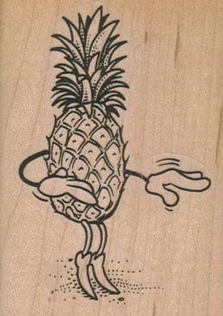 Ms Pineapple 2 1/4 X 3