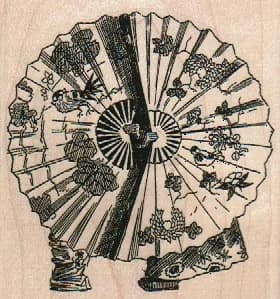 Japanese Umbrella Couple 3 X 3