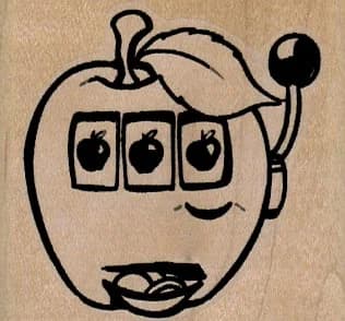 Apple Slot Machine 2 1/4 X 2
