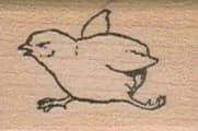 Chick Running Left 1 X 1 1/4