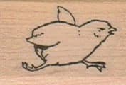 Chick Running Right 1 X 1 1/4