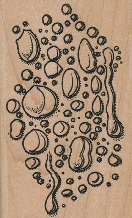 Water Drop Background 3 X 4 3/4