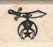Masonic Symbol/sword 3/4 X 3/4