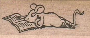 Mouse Reading 1 1/4 X 2 1/2