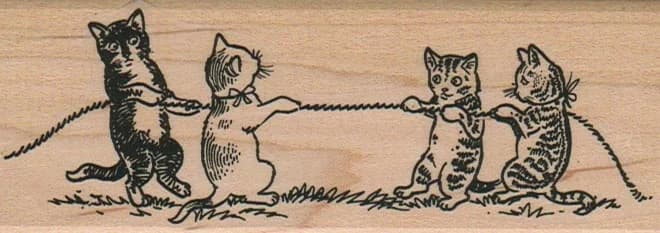 Kitty Tug Of War 1 3/4 X 4 1/2