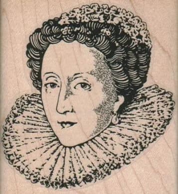 Queen Elizabeth I/large 2 3/4 X 3