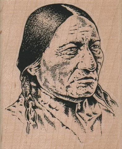 Geronimo Side/large 2 3/4 X 3 1/4