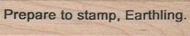 Prepare To Stamp 3/4 X 2 3/4