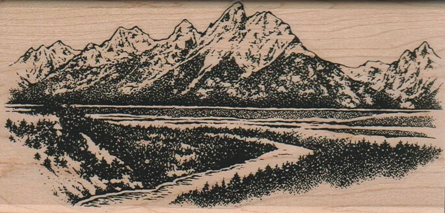 Mountain Range Scene 3 X 6